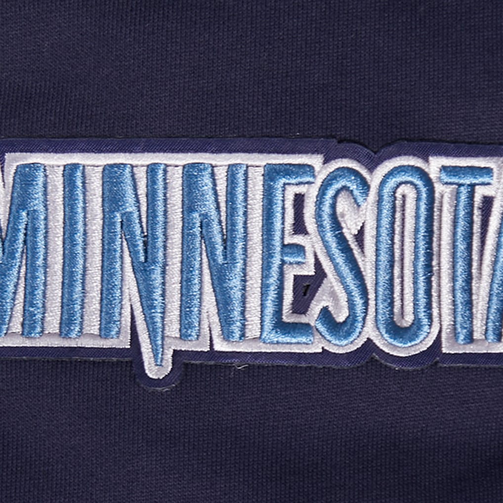 Minnesota Timberwolves Pro Standard Area Code Pullover Hoodie - Navy