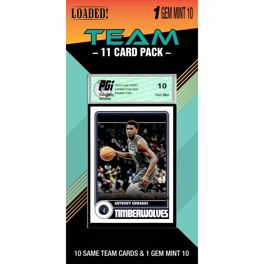 Minnesota Timberwolves Trading Card Pack