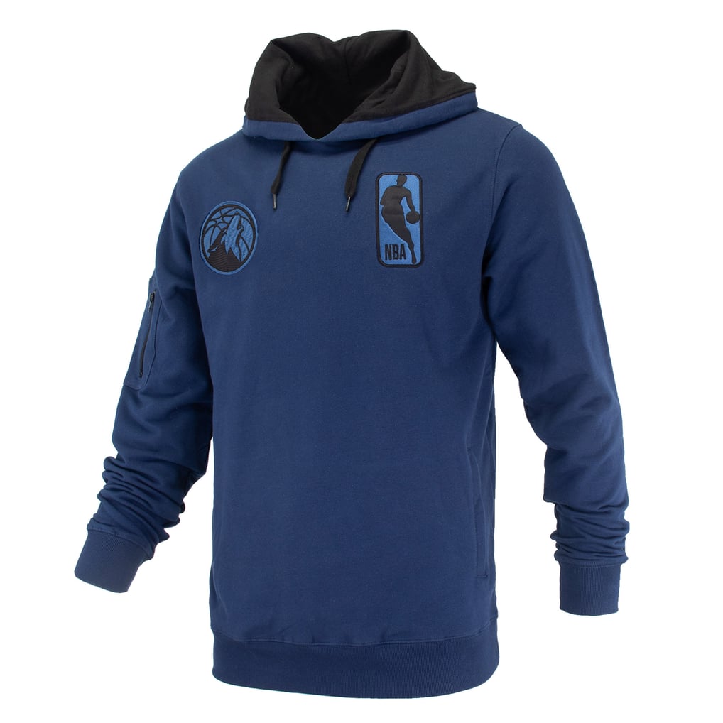 Minnesota Timberwolves FISLL Unisex Logoman Shadow Collection Pullover Hoodie - Navy