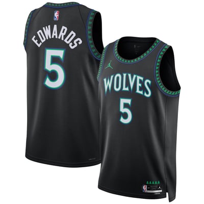 Anthony Edwards Minnesota Timberwolves Jordan Brand Unisex Swingman Jersey - Statement Edition - Black