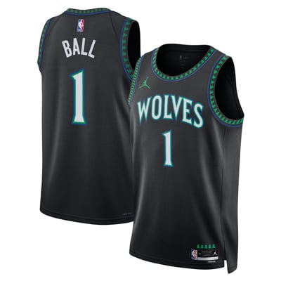 LaMelo Ball Minnesota Timberwolves Jordan Brand Unisex Swingman Jersey - Statement Edition  - Black