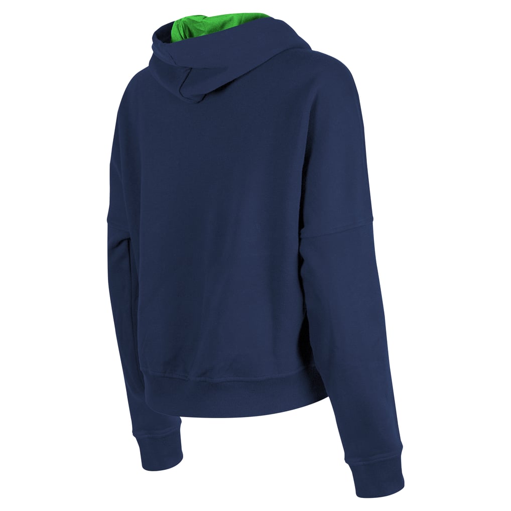 Minnesota Timberwolves New Era Women's Boxy Pullover Hoodie - Navy