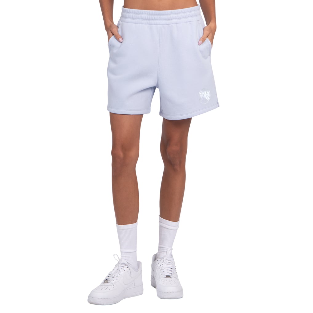  Minnesota Timberwolves Starter Women's Pastel High Waisted Shorts - Blue