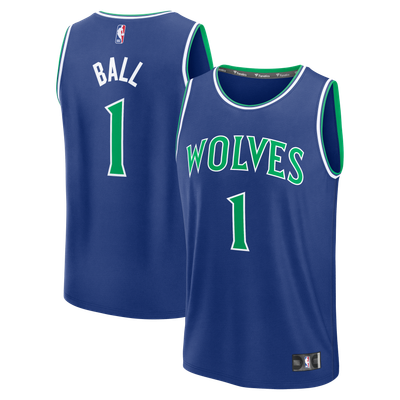 LaMelo Ball Minnesota Timberwolves Fanatics Youth Fast Break Jersey - Icon Edition - Blue