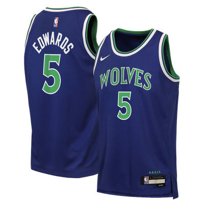 Anthony Edwards Minnesota Timberwolves Nike Youth Swingman Jersey - Icon Edition - Blue