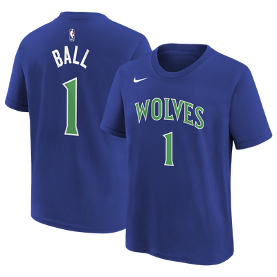 LaMelo Ball Minnesota Timberwolves Nike Youth Icon Edition Name & Number T-Shirt - Blue