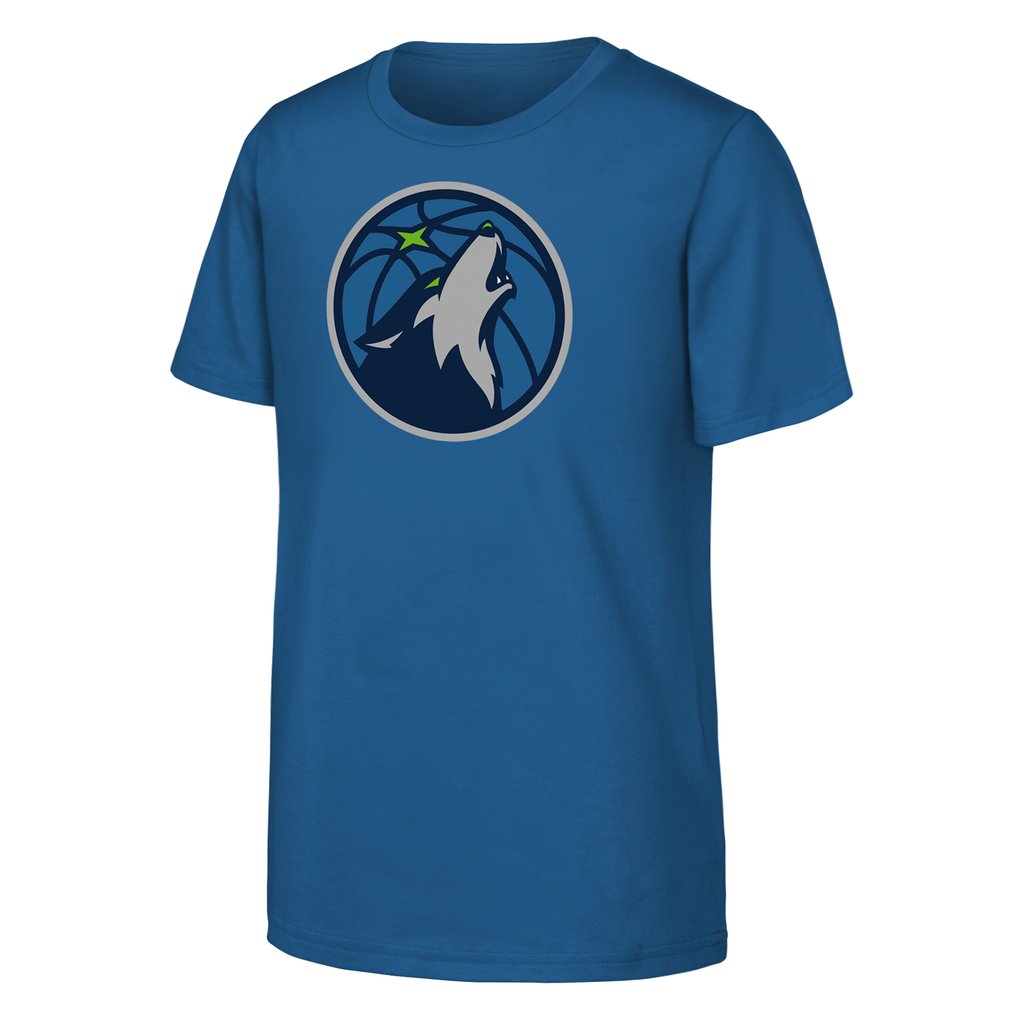 Minnesota Timberwolves Outerstuff Youth Primary Logo T-Shirt - Blue