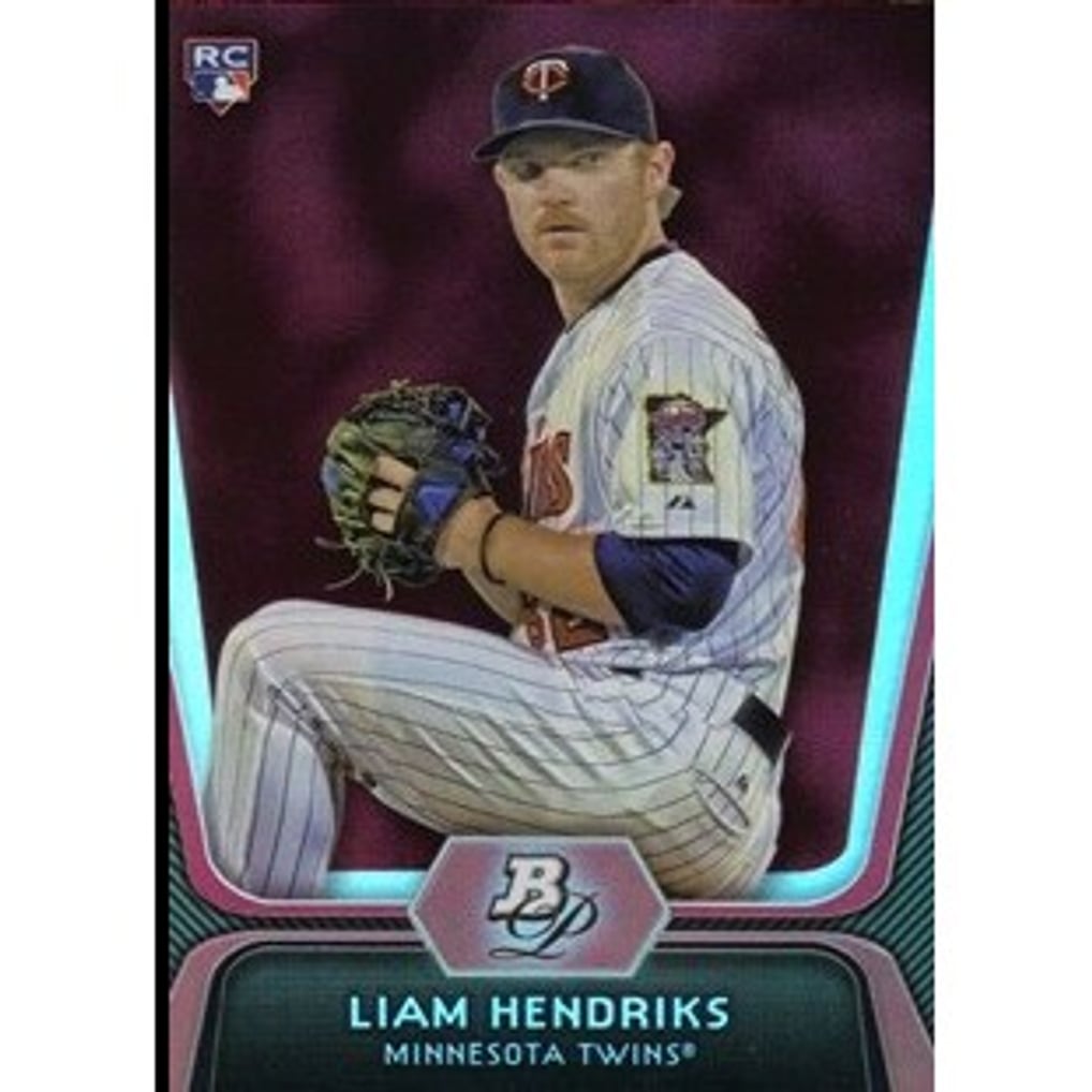 2012 Bowman Platinum Ruby #3 Liam Hendriks