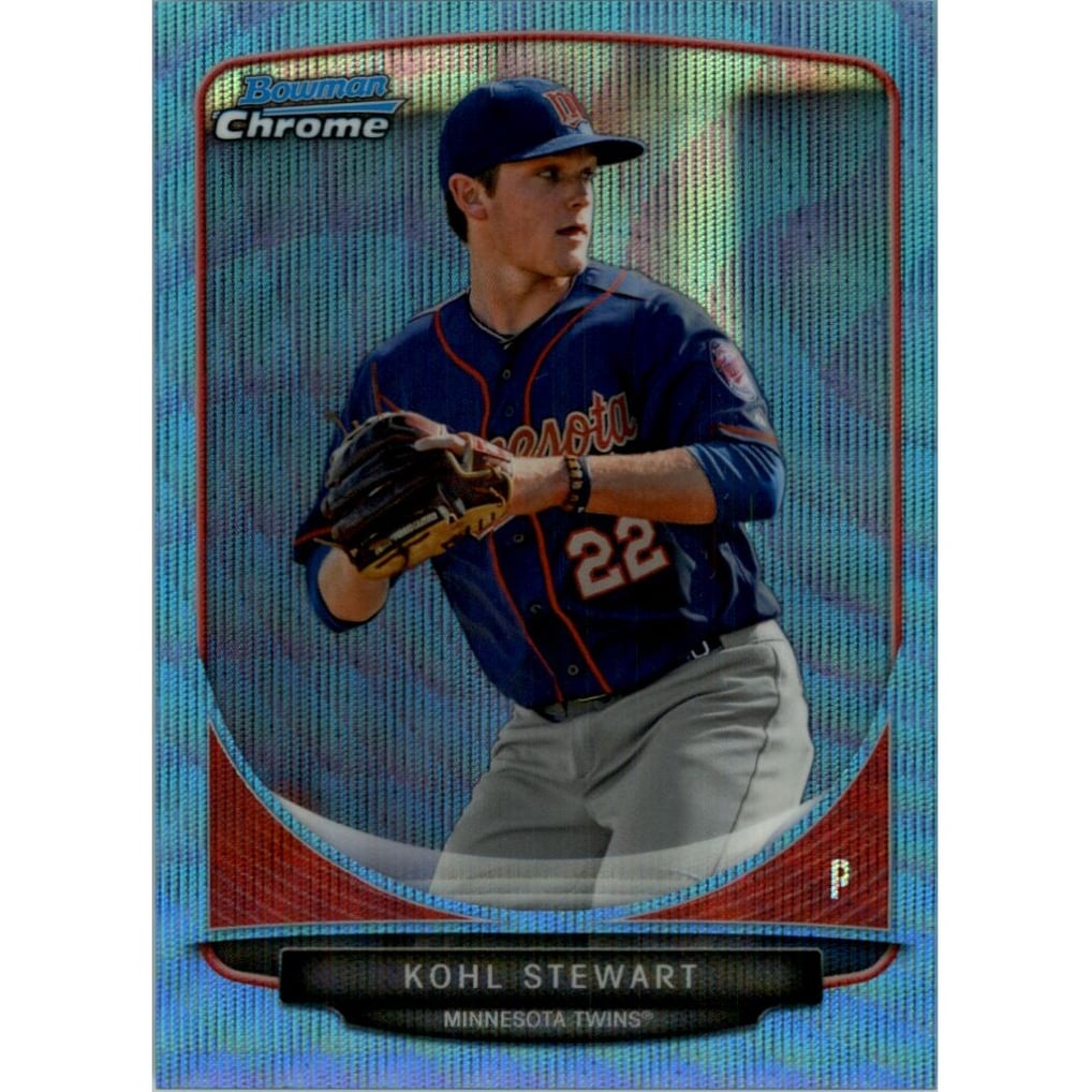 2013 Bowman Chrome Draft Draft Picks Blue Wave Refractors #BDPP2 Kohl Stewart