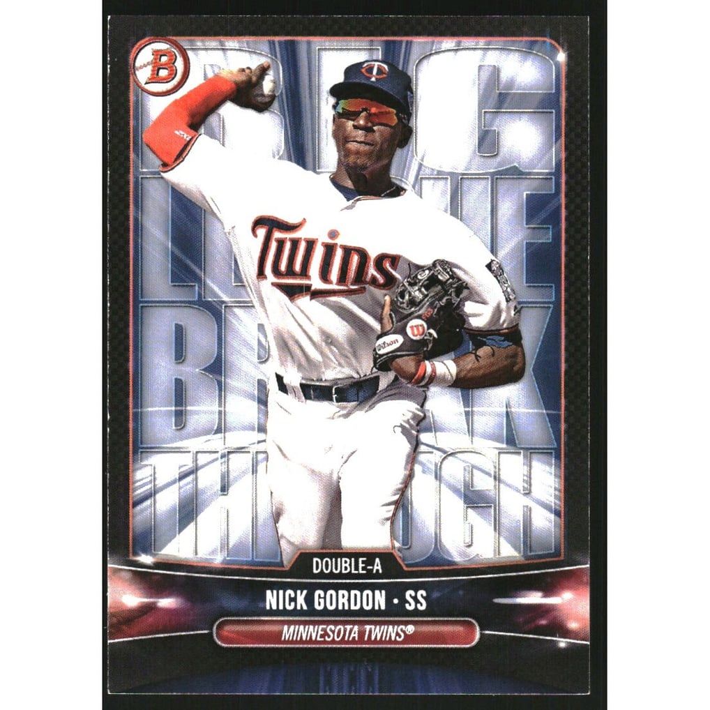 2018 Bowman Big League Breakthrough Redemptions #BLNG Nick Gordon