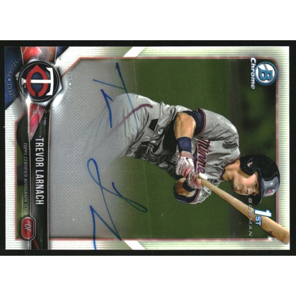 2018 Bowman Chrome Draft Autographs #CDATL Trevor Larnach