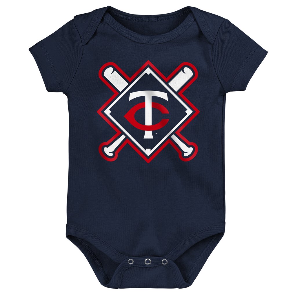 Minnesota Twins Outerstuff Infant Home Plate 3-Piece Bodysuit Set