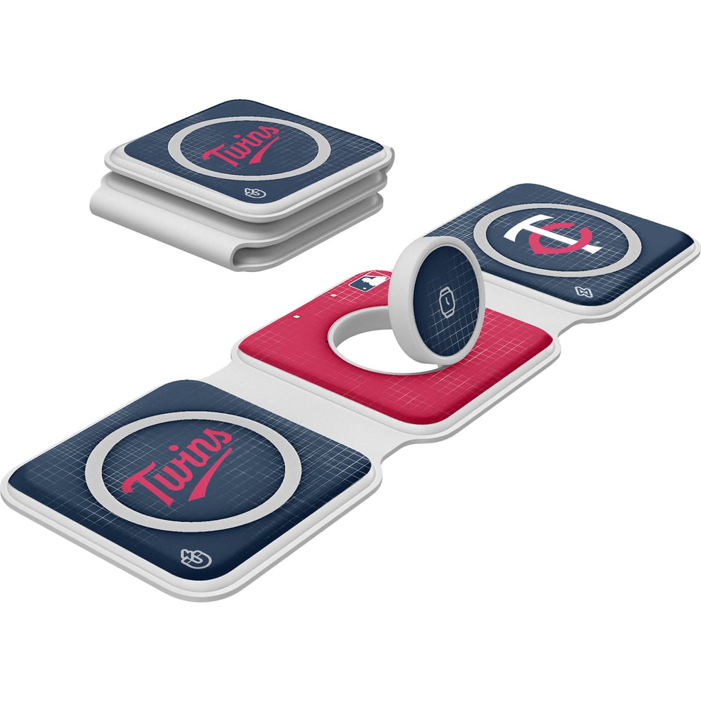 Minnesota Twins Keyscaper 3-in-1 Foldable Charger