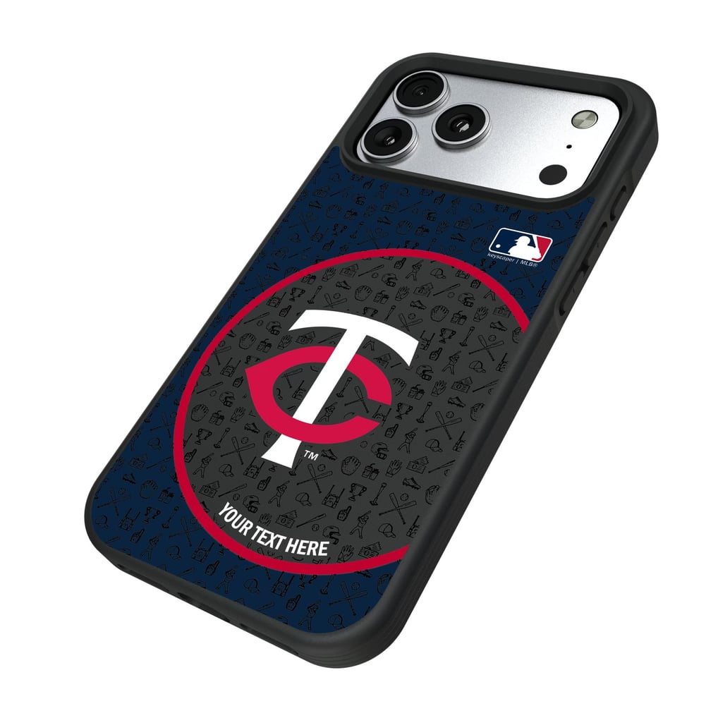 Minnesota Twins Keyscaper Personalized Bump Case with 8.2ft Drop Protection