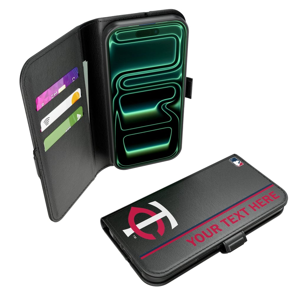 Minnesota Twins Keyscaper Personalized iPhone Folio 2.0 Case