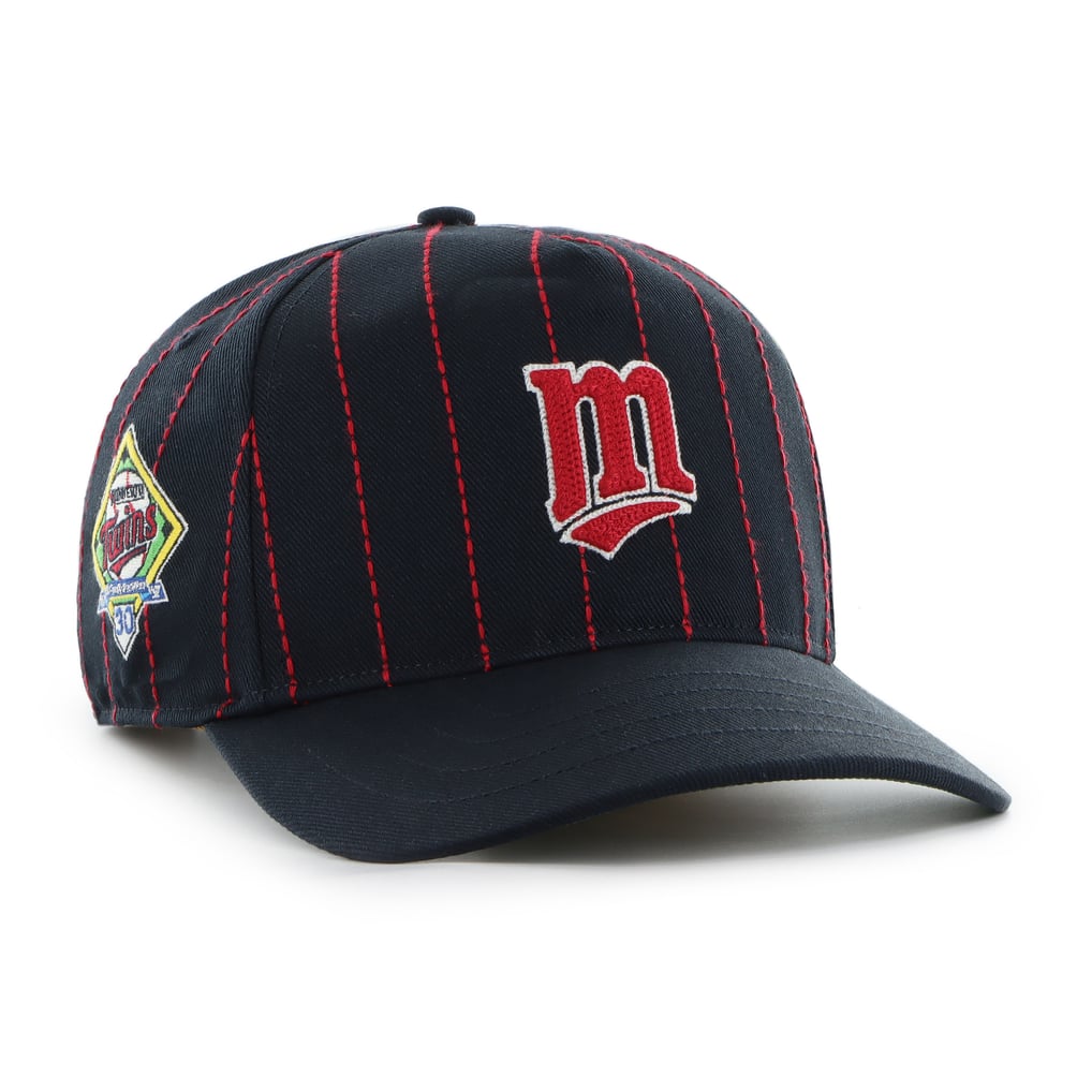 Minnesota Twins '47 x Rawlings Pinstripe Hitch Adjustable Hat - Navy