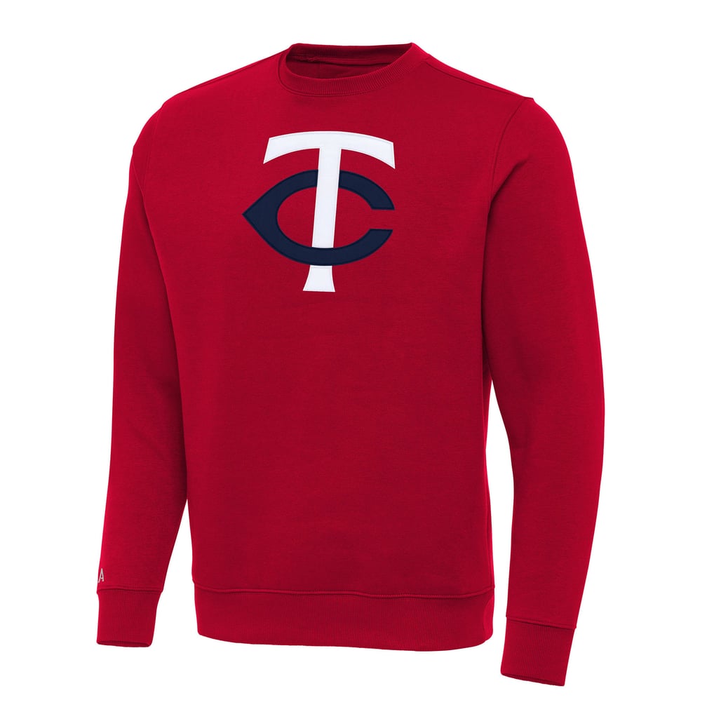 Minnesota Twins Antigua Big & Tall Victory Pullover Sweatshirt - Red