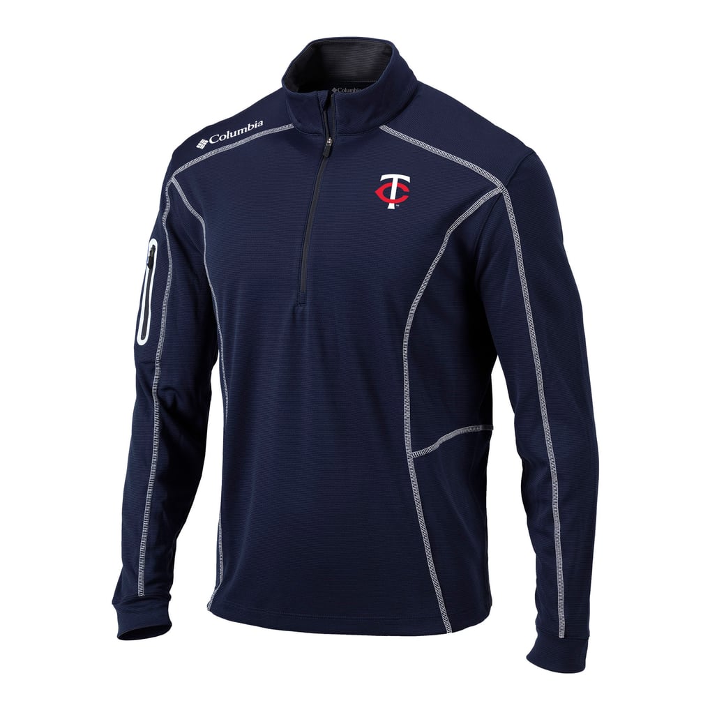  Minnesota Twins Columbia Omni-Wick Shotgun Quarter-Zip Pullover - Navy