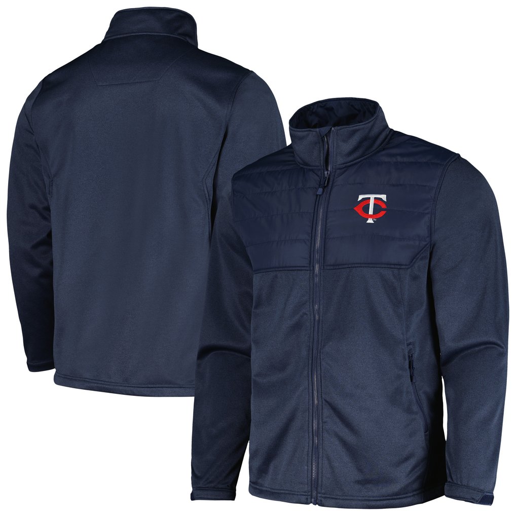  Minnesota Twins Dunbrooke Explorer Full-Zip Jacket - Heather Navy