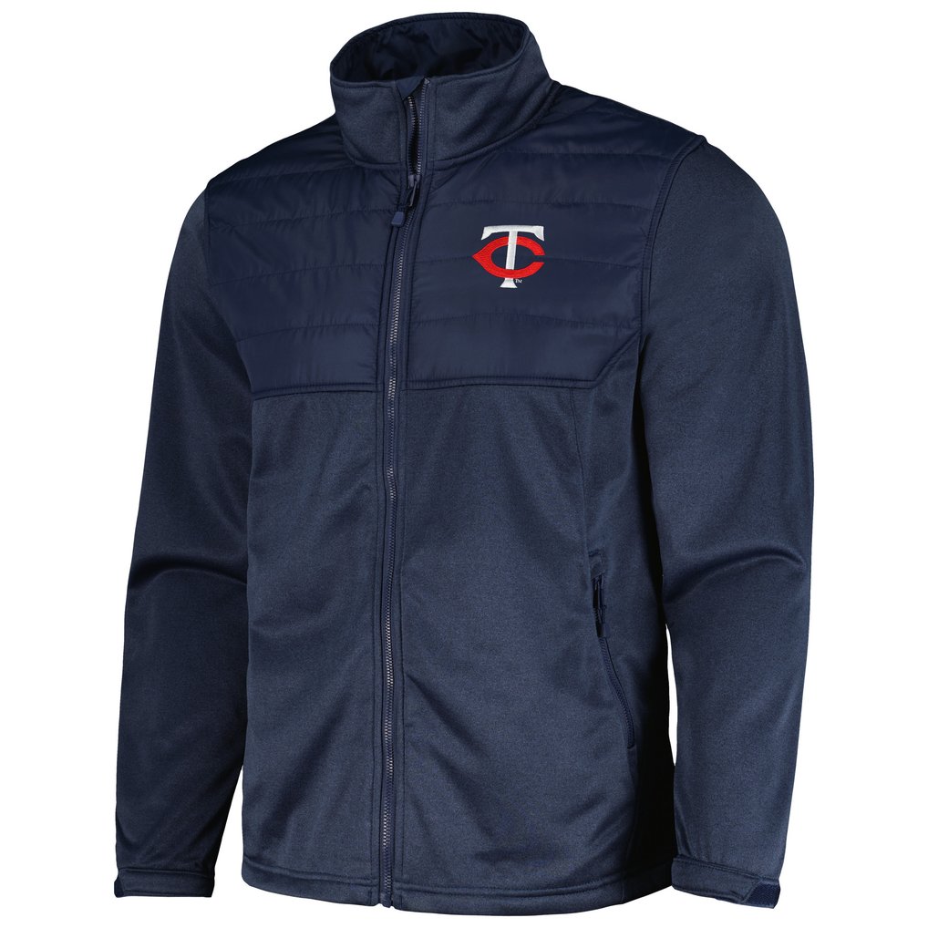  Minnesota Twins Dunbrooke Explorer Full-Zip Jacket - Heather Navy