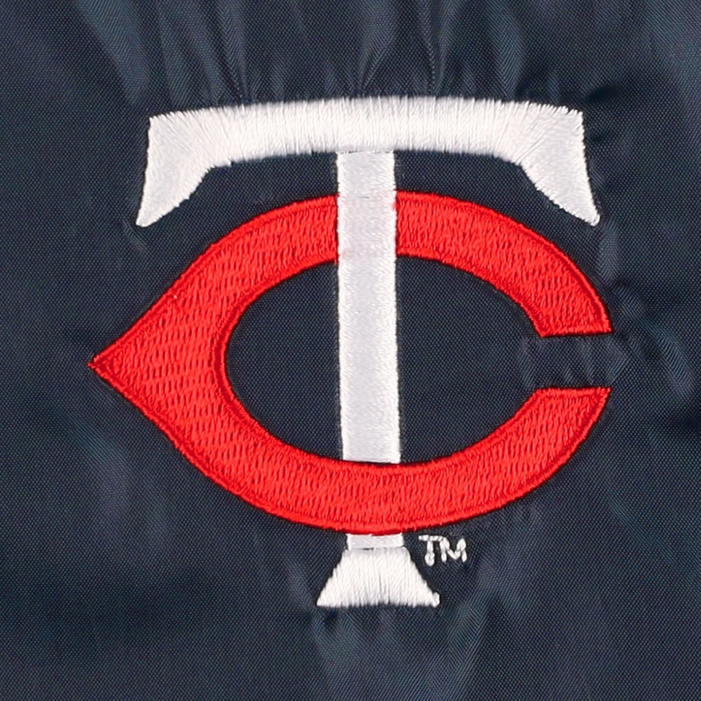  Minnesota Twins Dunbrooke Coach's Raglan Full-Snap Windbreaker Jacket - Navy