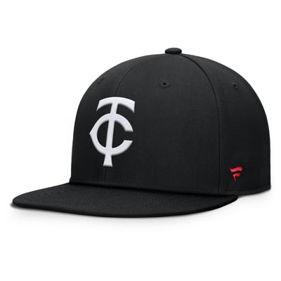 Minnesota Twins Fanatics Walk-Off Bullpen Snapback Hat - Black