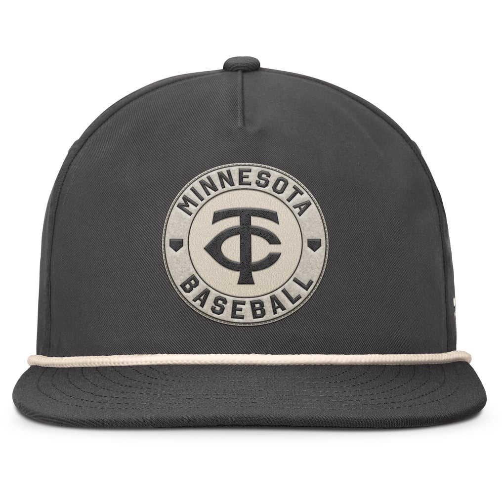 Minnesota Twins Fanatics Closer Adjustable Hat - Charcoal