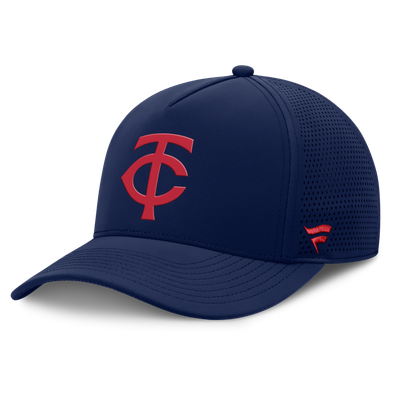 Minnesota Twins Fanatics Men's Perforated Adjustable Hat - Navy
