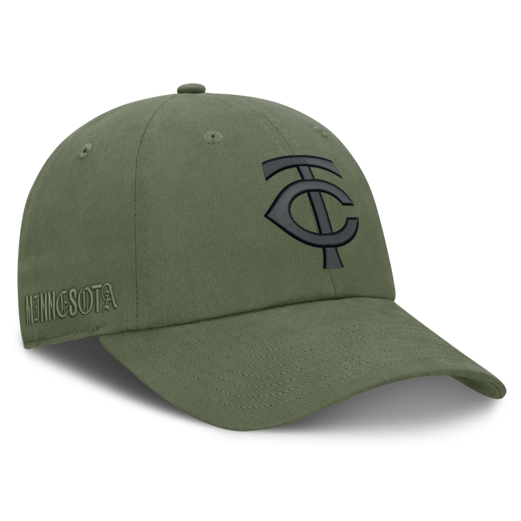  Minnesota Twins Fanatics Pine Rider Adjustable Hat - Olive