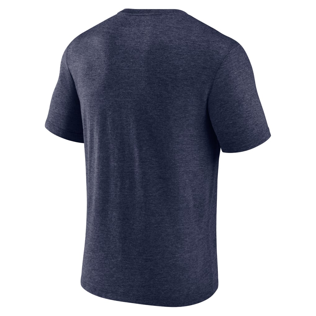 Minnesota Twins Official Logo Tri-Blend T-Shirt - Heather Navy