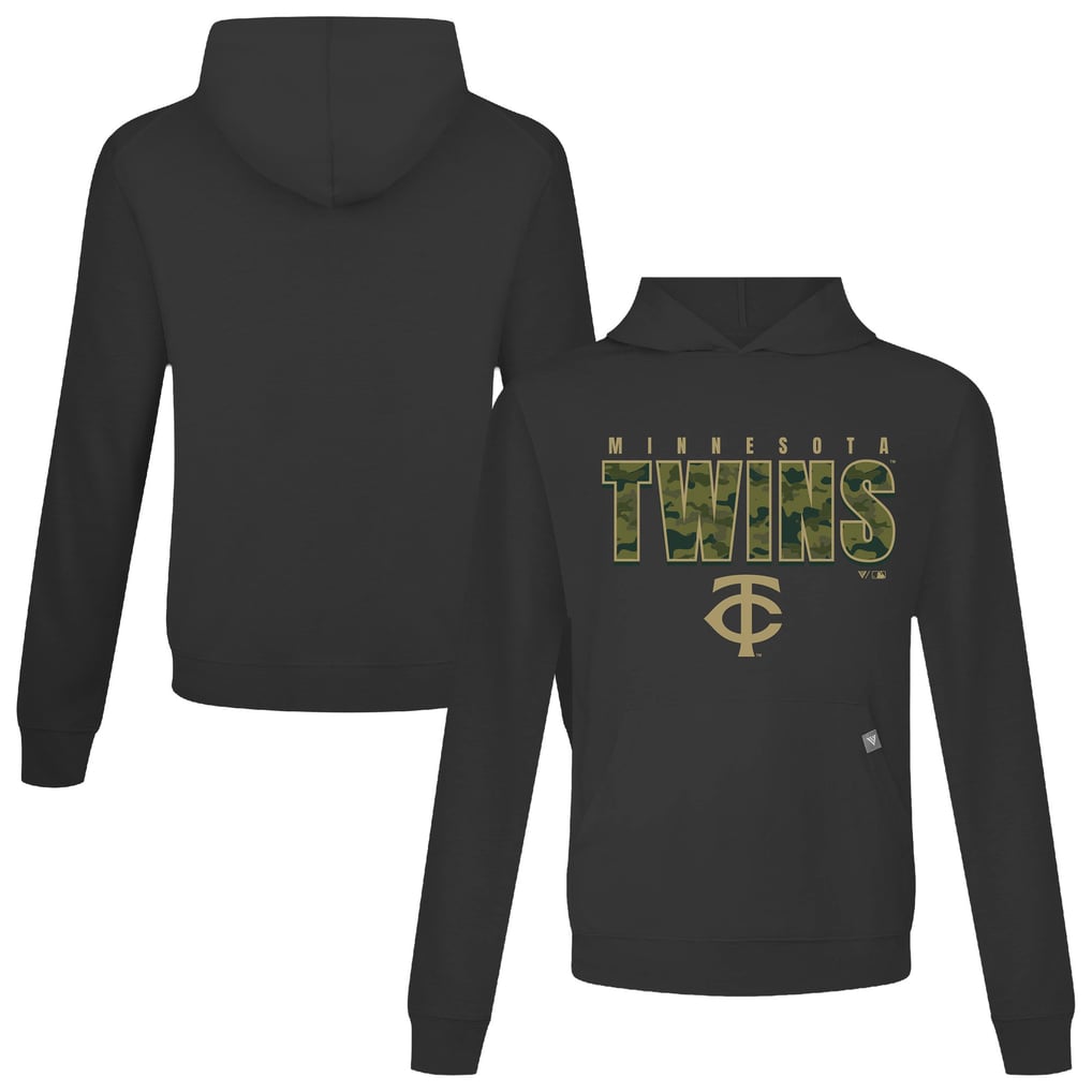  Minnesota Twins Levelwear Relay Protect Pullover Hoodie - Black