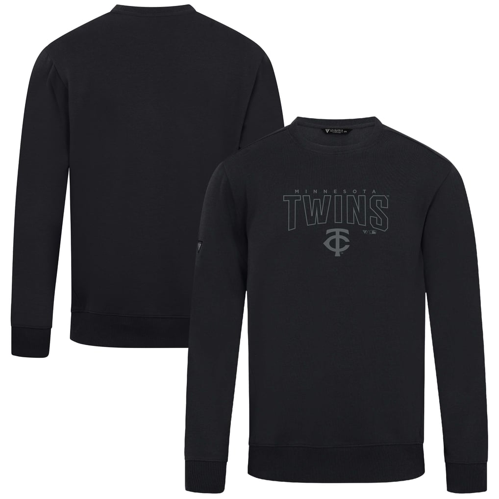  Minnesota Twins Levelwear Zane Darkmoon Pullover Sweatshirt - Black