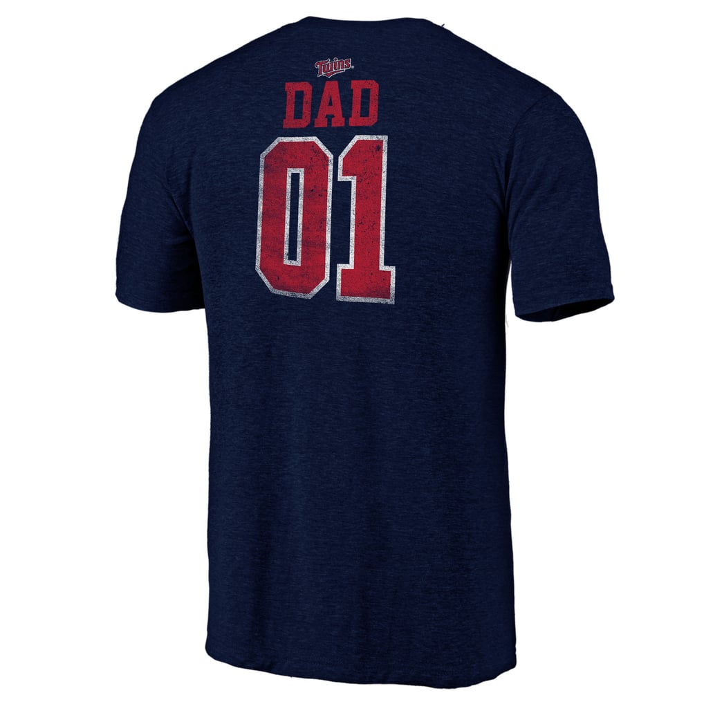 Minnesota Twins Father's Day Greatest Dad Tri-Blend T-Shirt - Navy