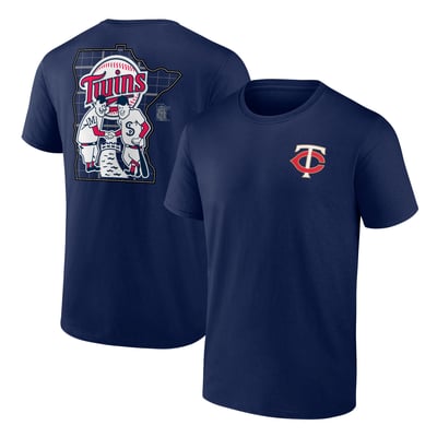Minnesota Twins Hometown Collection Stadium Signage T-Shirt - Navy