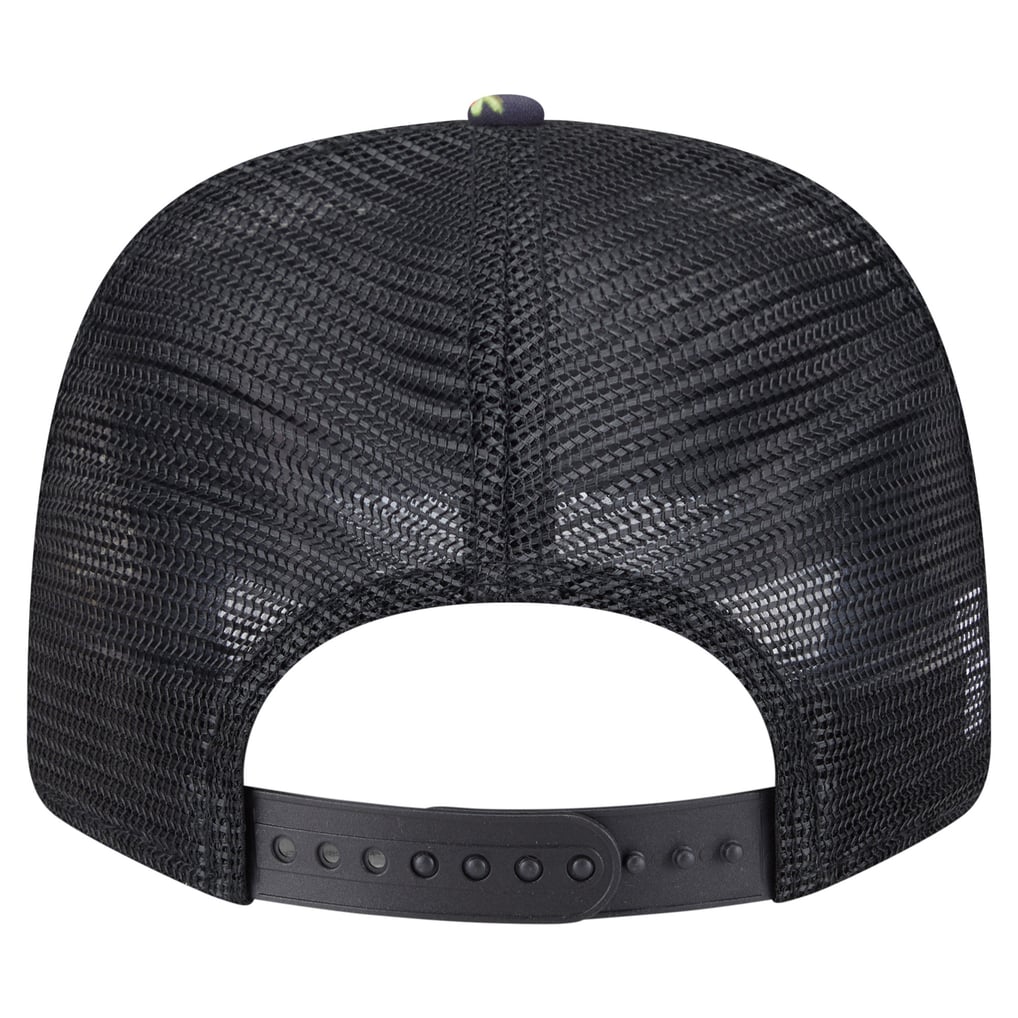 Minnesota Twins New Era Adventure Drinks Pattern 9SEVENTY Stretch-Snap Hat - Black