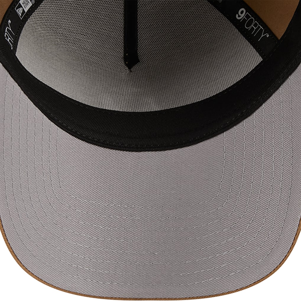 Minnesota Twins New Era A-Frame 9FORTY Adjustable Hat - Khaki