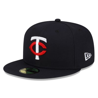  Minnesota Twins New Era 2023 Authentic Collection Home 59FIFTY Fitted Hat  - Navy