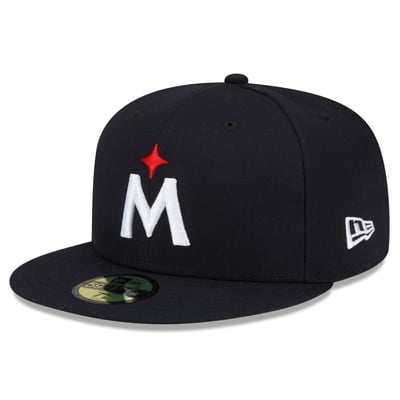  Minnesota Twins New Era 2023 Authentic Collection Road 59FIFTY Fitted Hat  - Navy