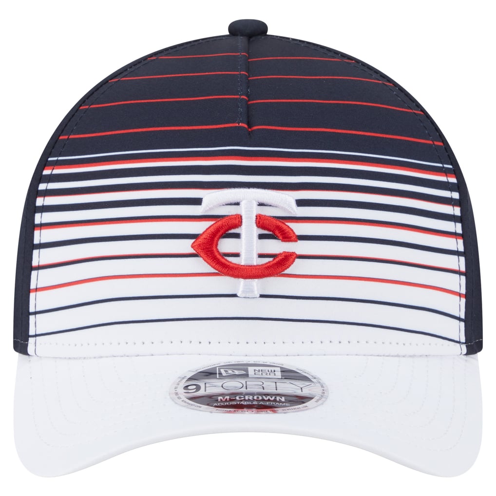  Minnesota Twins New Era Gradient 9FORTY M-Crown Adjustable Hat - Navy