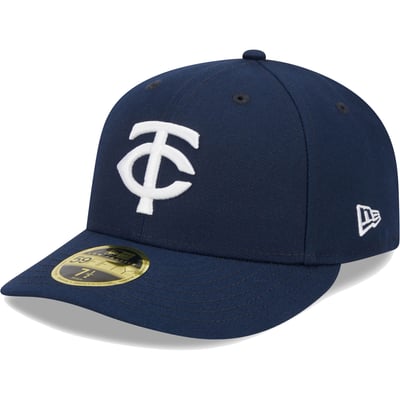 Minnesota Twins New Era Oceanside Low Profile 59FIFTY Fitted Hat - Navy