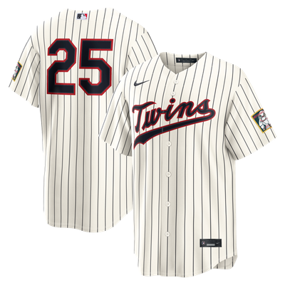 Byron Buxton Minnesota Twins Nike 2026 Field of Dreams Stadium Jersey - Cream