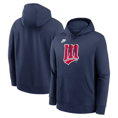 Minnesota Twins Nike Cooperstown Collection Logo Club Hoodie - Navy