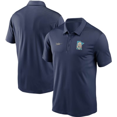 Minnesota Twins Nike Cooperstown Collection Logo Franchise Performance Polo - Navy