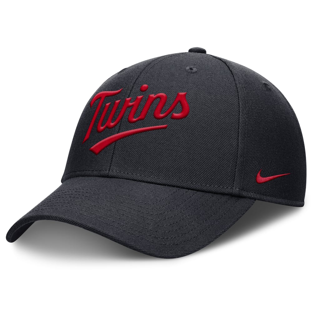 Minnesota Twins Nike Rise Gaberdine Adjustable Hat - Navy