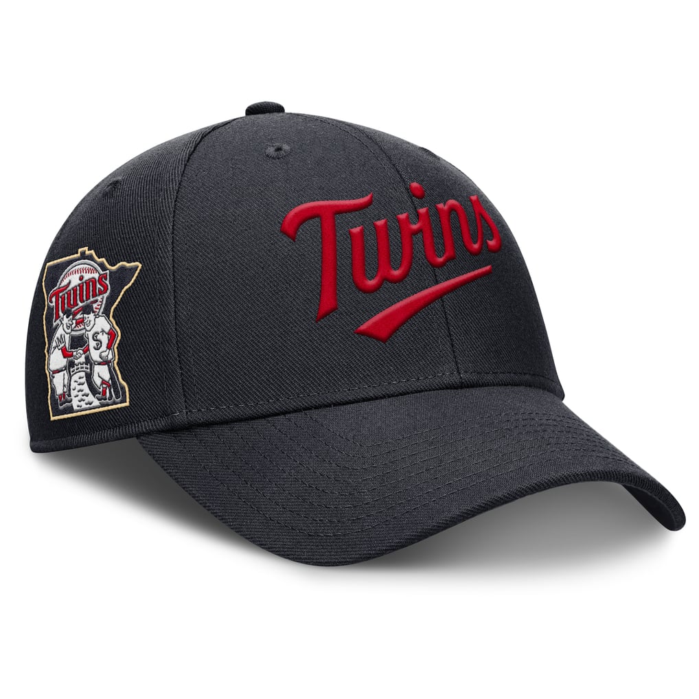 Minnesota Twins Nike Rise Gaberdine Adjustable Hat - Navy