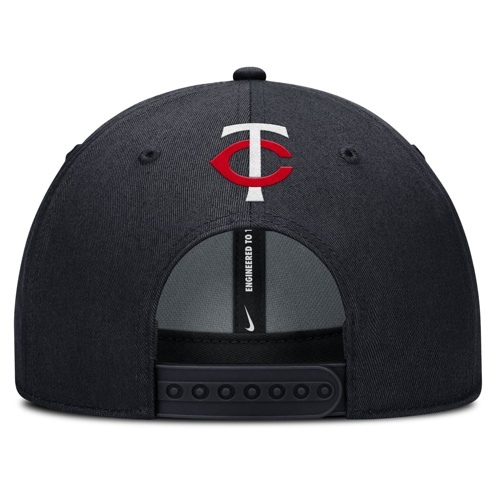 Minnesota Twins Nike Rise Gaberdine Adjustable Hat - Navy