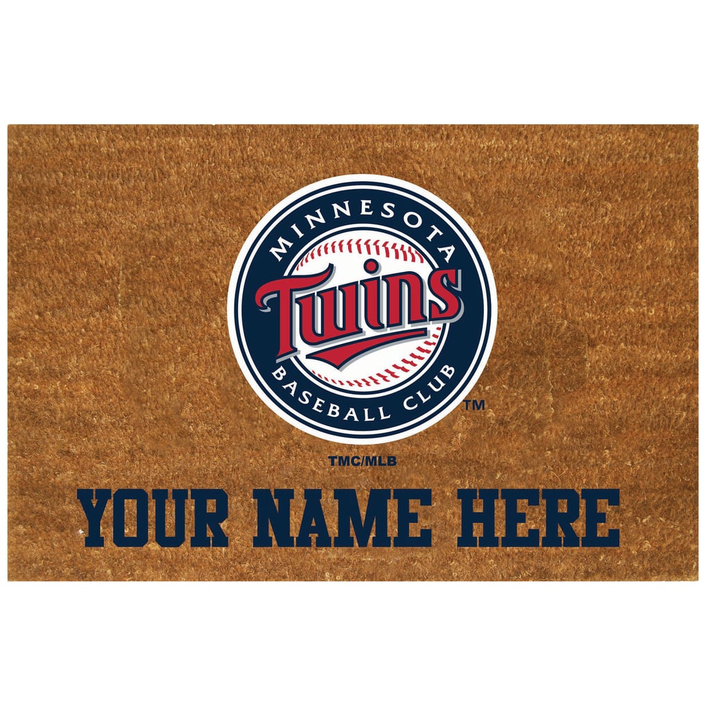 Minnesota Twins 19.5'' x 29.5'' Personalized Door Mat