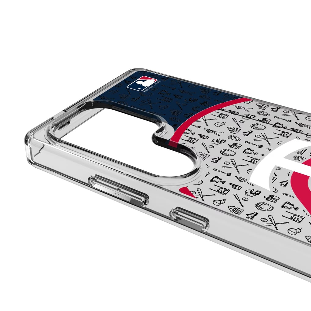 Minnesota Twins Circle Design Galaxy Clear Phone Case