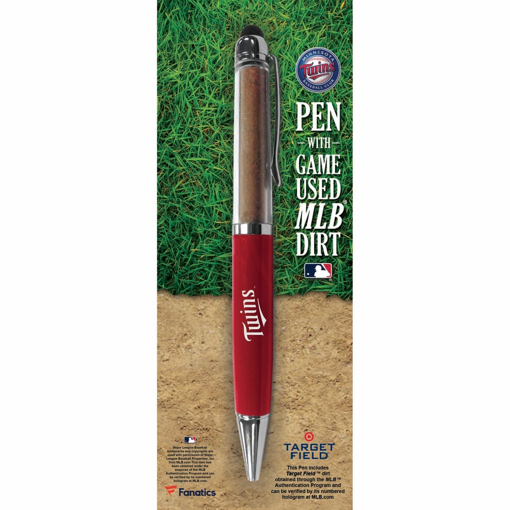 Minnesota Twins Fanatics Authentic Executive Pen with Game-Used Dirt