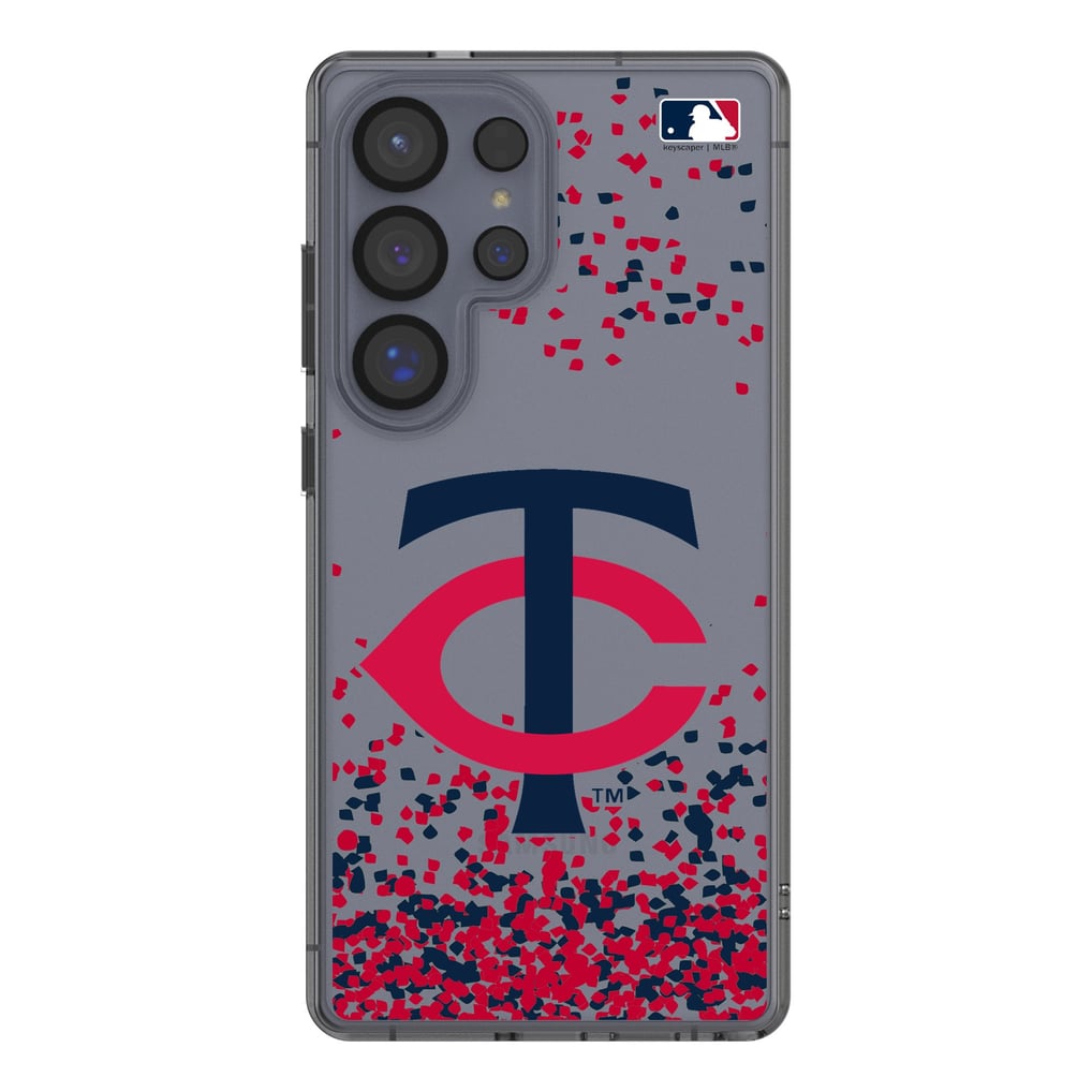 Minnesota Twins Galaxy S8 Confetti Design Clear Case